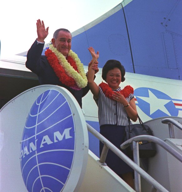 Patsy Mink and LBJ