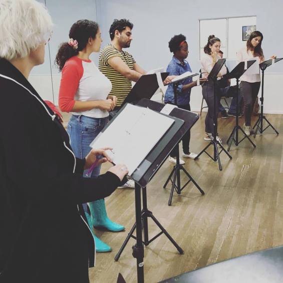 Behind the Ides Rehearsal